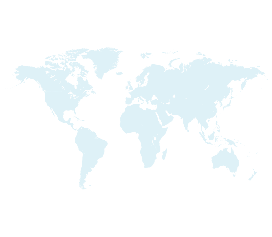 Map showcasing Ecora's global reach through the obtaining assets